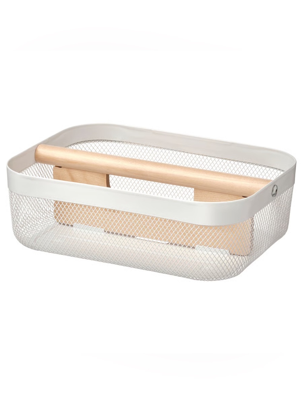 ikea RISATORP Basket with compartments, white, 13x9 ½x4 ¼ "